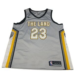 Nike Cleveland Cavaliers LeBron James 23 The Land City Edition Jersey Mens XL 52